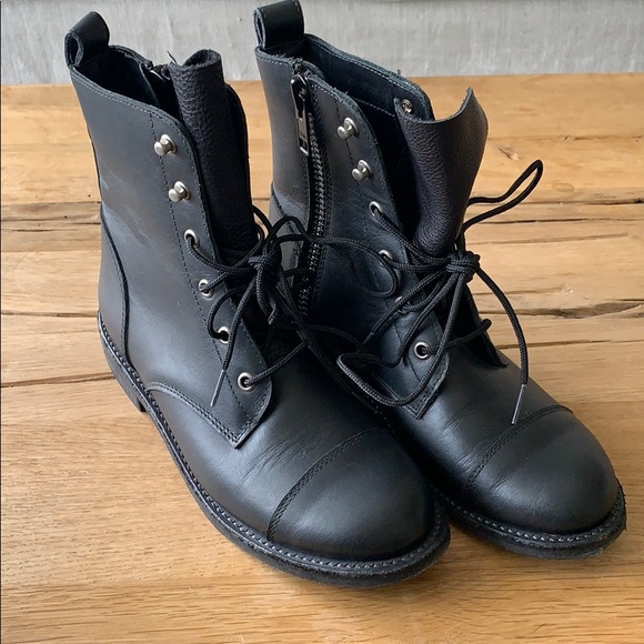 Shoes | Anine Bing Carla Combat Boots 